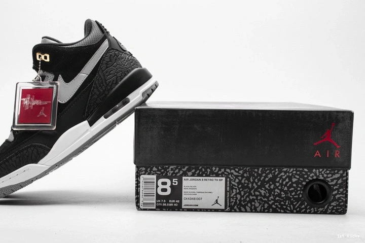 CK4348-007 Black Cement - Tinker 3 Retro Jordan Gold 1113